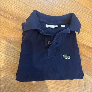 Lacoste Blue Polo Shirt Classic Cotton Pique